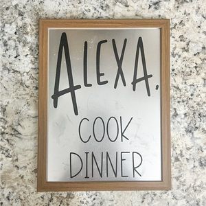 Alexa Cook The Dishes, cute farmhouse rustic sign